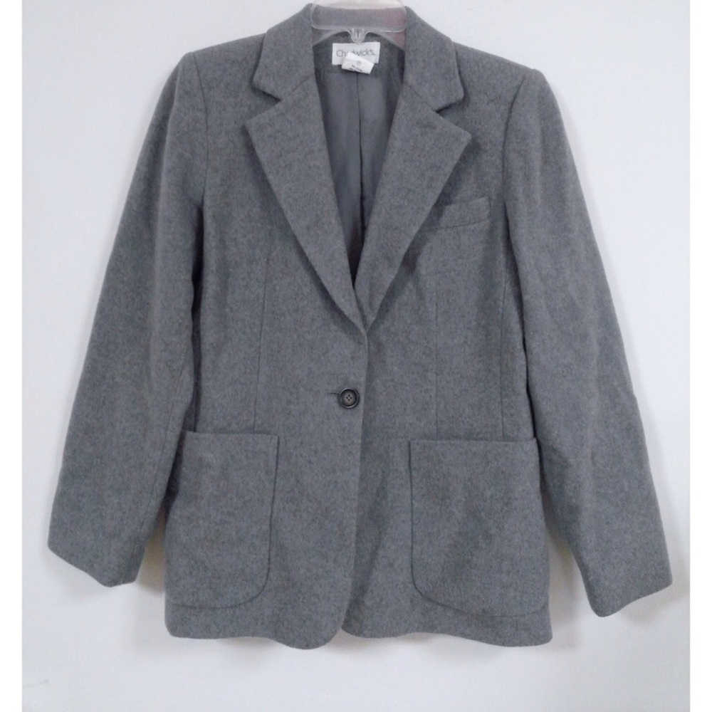 Chadwick’s Wool Blend Single Button Blazer (6)